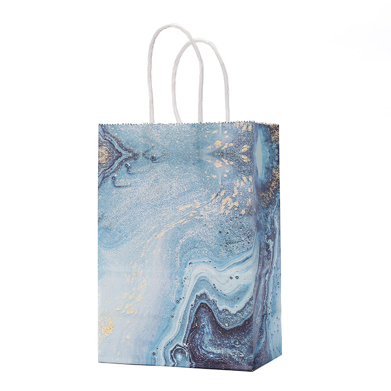 Factory wholesale of hand-held paper bags, kraft paper bags, party and party gift bags, gift bags, candy bags, customized pic 8