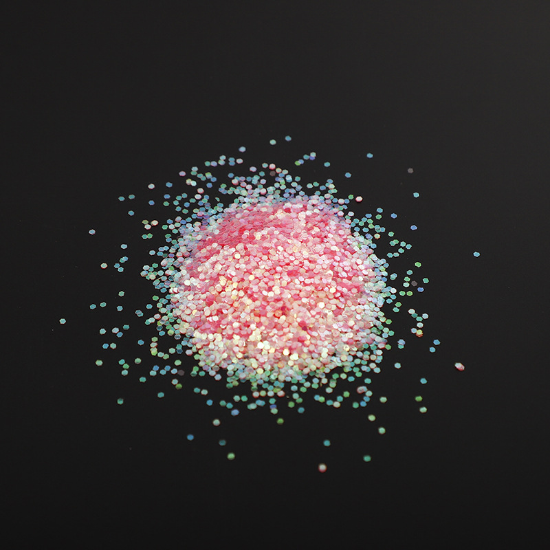 1/24 Iridescent Seven-Color Golden Onion Powder, Dazzling Glitter Powder, 1kg package, 1mm Seven-color Laser Powder, Nail sequins, High Gloss, waterproof pic 19