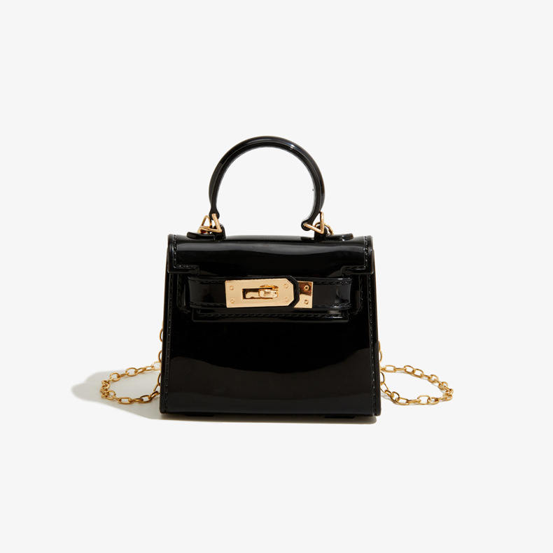 糖果小包小方块PVC芭比果冻包时尚百搭晚宴包耐脏易洗女手提包链条斜挎包详情26