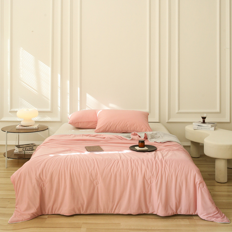 Small floral cotton summer quilt, summer cooling quilt, air conditioner quilt, summer pure cotton all-cotton quilt set, household washable pic 30