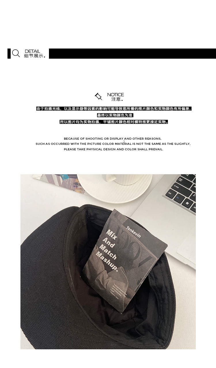 2023新款大头围棒球帽日系鸭舌帽高颅顶加大加深显脸小韩版百搭潮详情22