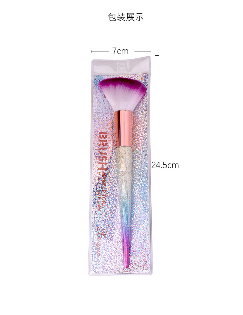 The manufacturer supplies the artificial fiber single unicorn contouring brush shanilak pic 9