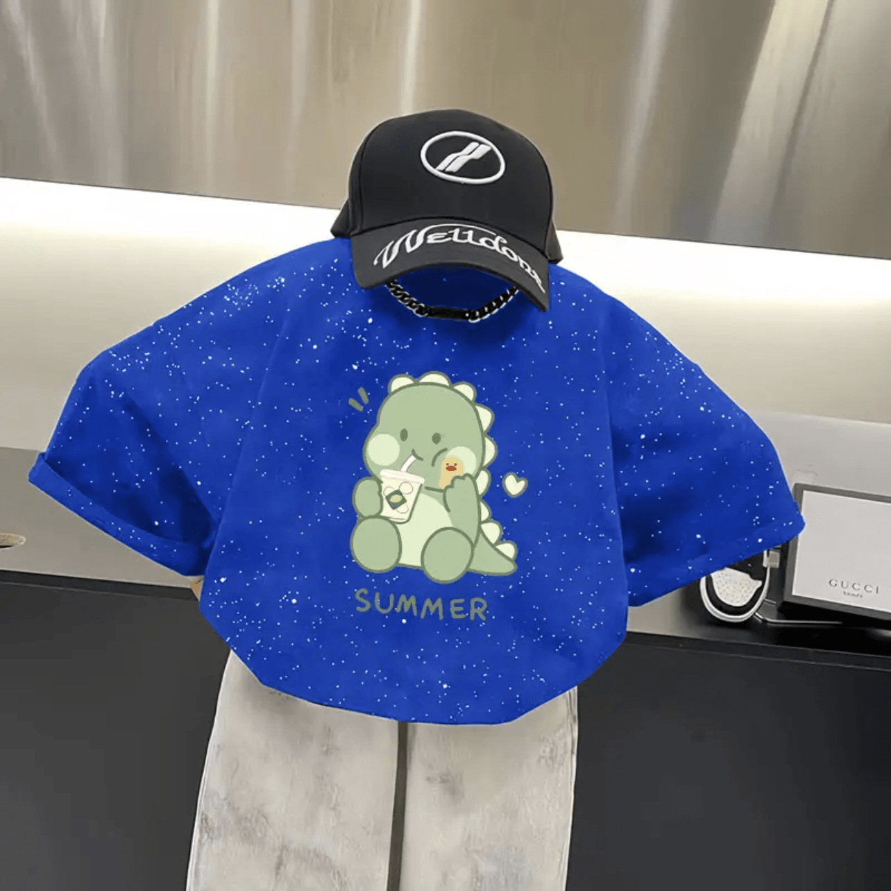 男童短袖T恤夏装2025新款儿童夏季纯棉上衣男孩中大童帅气半袖潮t详情12