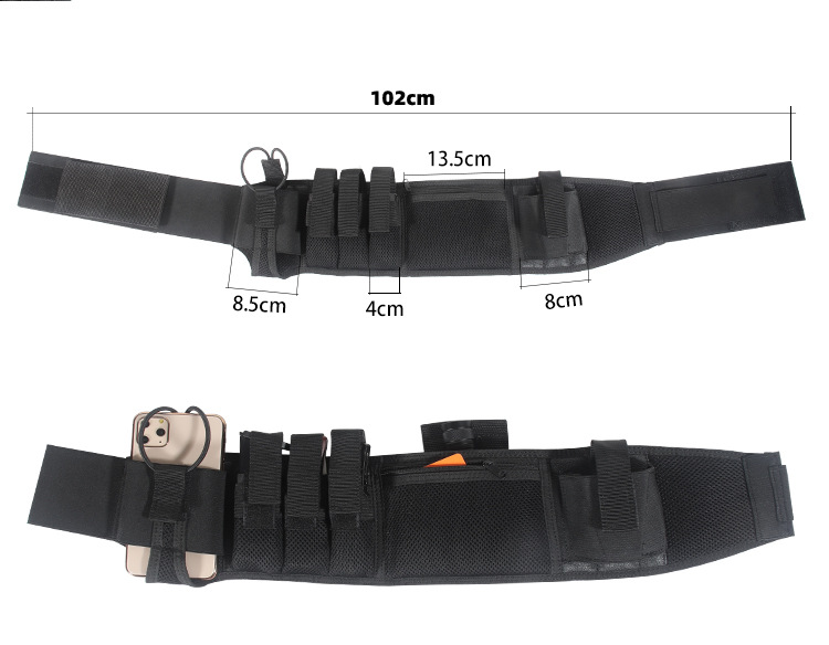 枪套透气便携户外战术腰封跨境热采腰带枪包隐形快拔枪套详情8