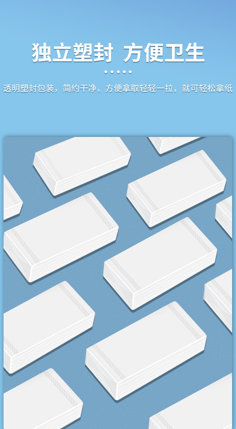 酒店抽纸整箱批发沐足会所KTV专用纸巾宾馆客房商用餐巾纸大尺寸2详情8