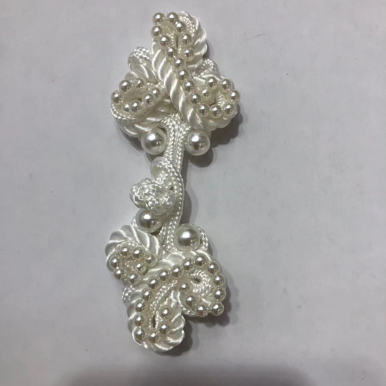 Junkai Accessories Factory 152A beaded Rope three-leaf four-ear dress and jeans beaded plate buckle Manufacturer wholesale pic 2