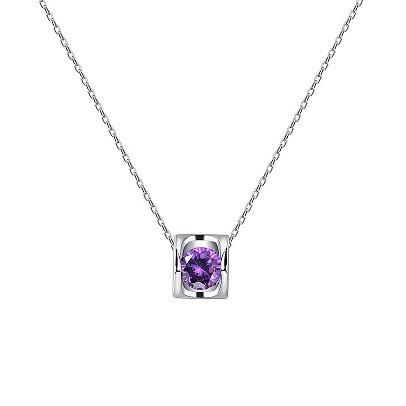 A high-quality imitation D-color moissanite four-leaf clover female pendant with eight hearts and eight arrows from a live-streaming product by a popular influencer on Kuaishou and Douyin pic 61