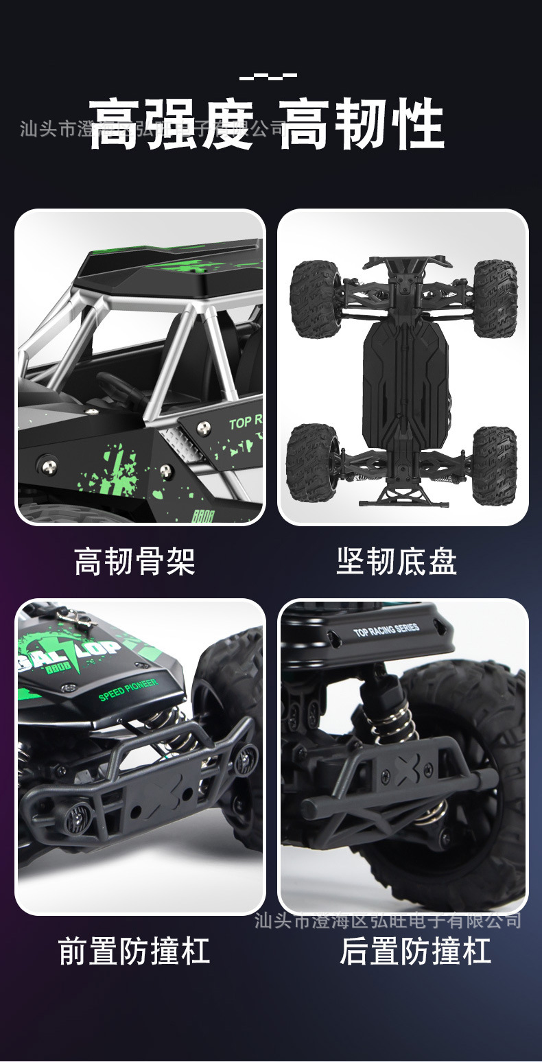 跨境1：16遥控高速车 越野车四驱大脚攀爬车男孩玩具遥控车RC批发详情22