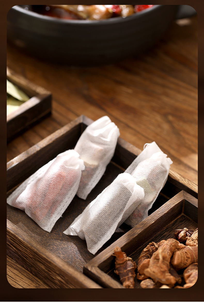 FaSoLa non-woven fabric tea bags, disposable soup seasoning tea bags, decoction medicine gauze bags, filtering tea bags pic 12