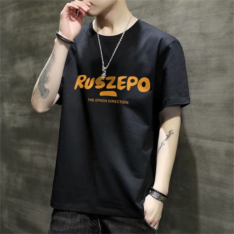 男士短袖t恤2024新款夏季潮流韩版宽松打底衫衣服体恤大码青少年详情46