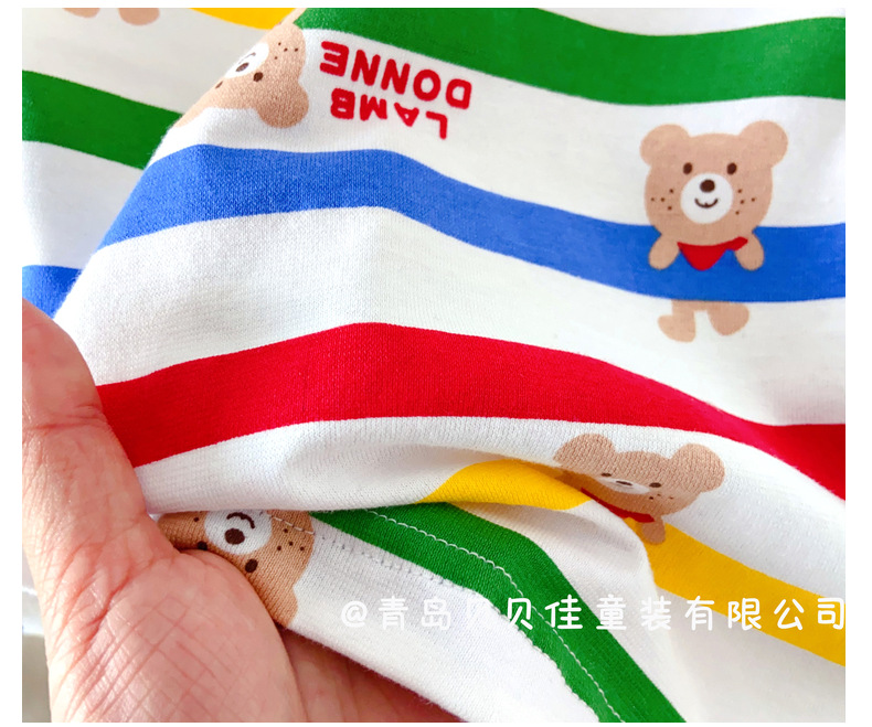 儿童短袖T恤日系Miki夏季薄款2025年女童短袖批发中小童外贸童装详情32