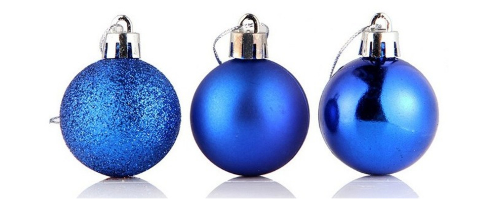 厂家直销 散装圣诞球直径2/3/4/6/8cm亮光哑光闪粉电镀装饰球挂件详情12