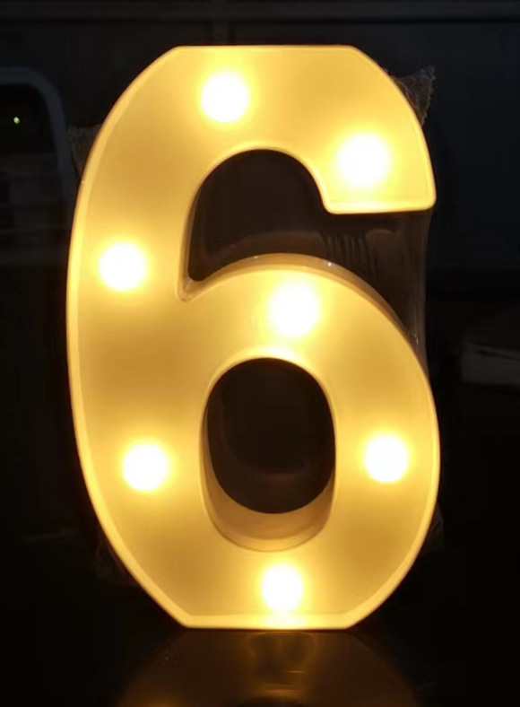 厂家批发LED字母数字造型灯 求婚表白道具生日场景布置装饰灯详情9