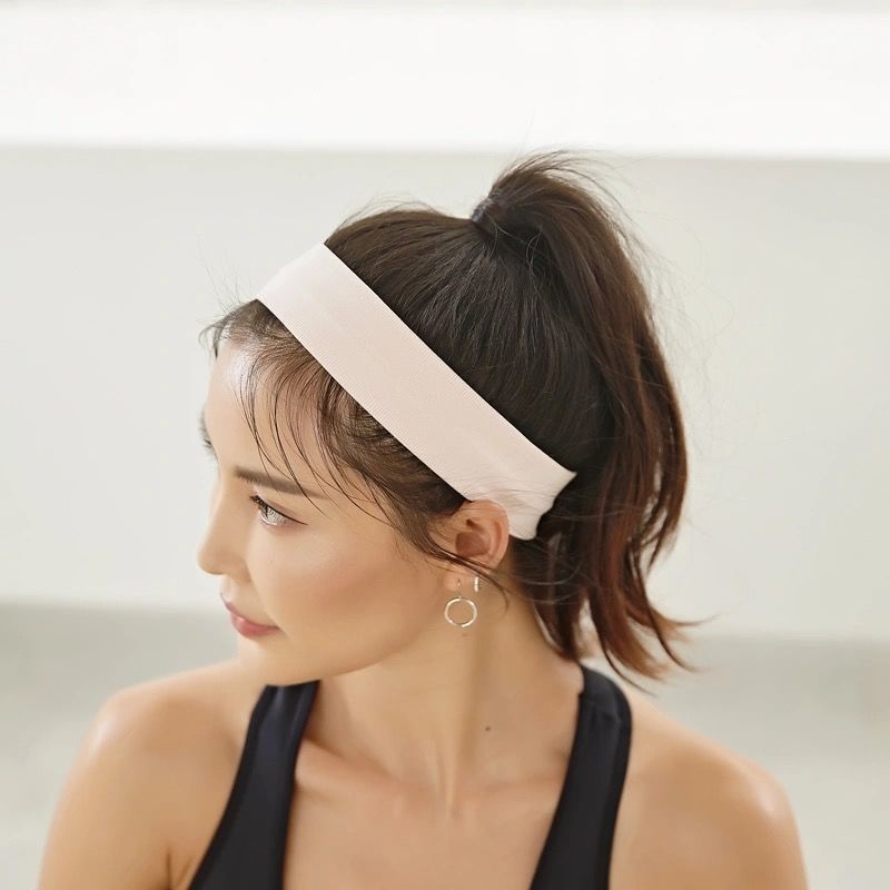 Adult outdoor running sports headband lulu yoga headscarf knitted sweat-absorbing and sweat-stopping belt basketball fitness hair tie pic 14