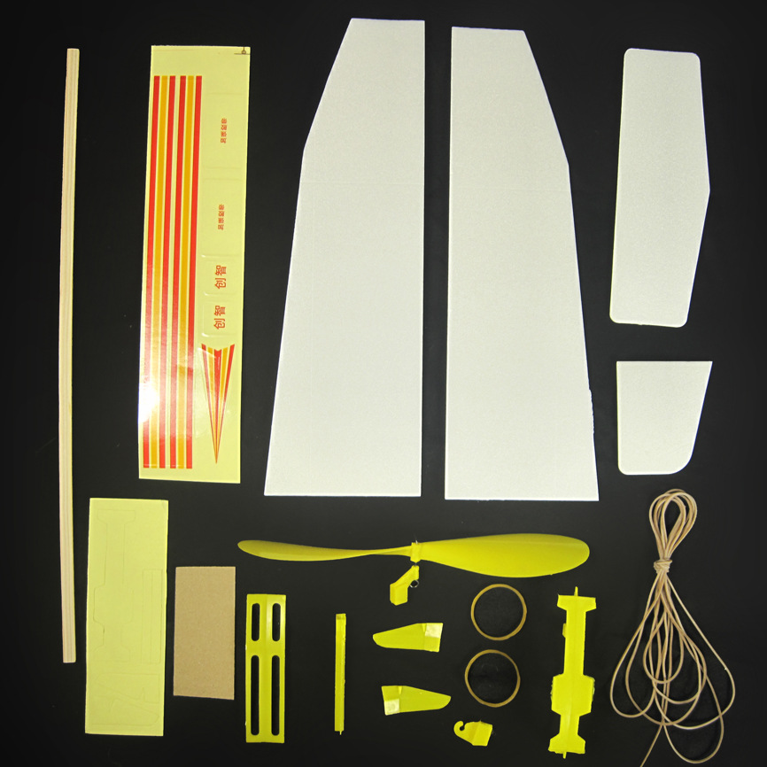 Flying rubber band power aircraft, aviation research and learning, aircraft model assembly, model aircraft assembly, Tianchi competition, aircraft model assembly pic 8