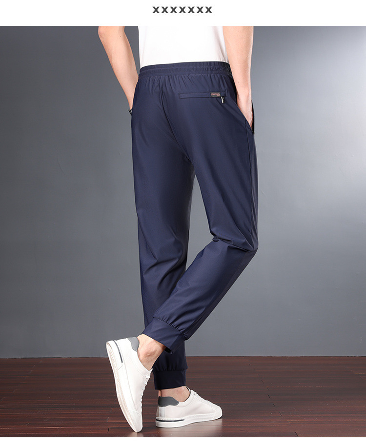 冰丝休闲裤男装裤子男春夏季速干弹力运动裤时尚抖音直播爆款男裤详情27