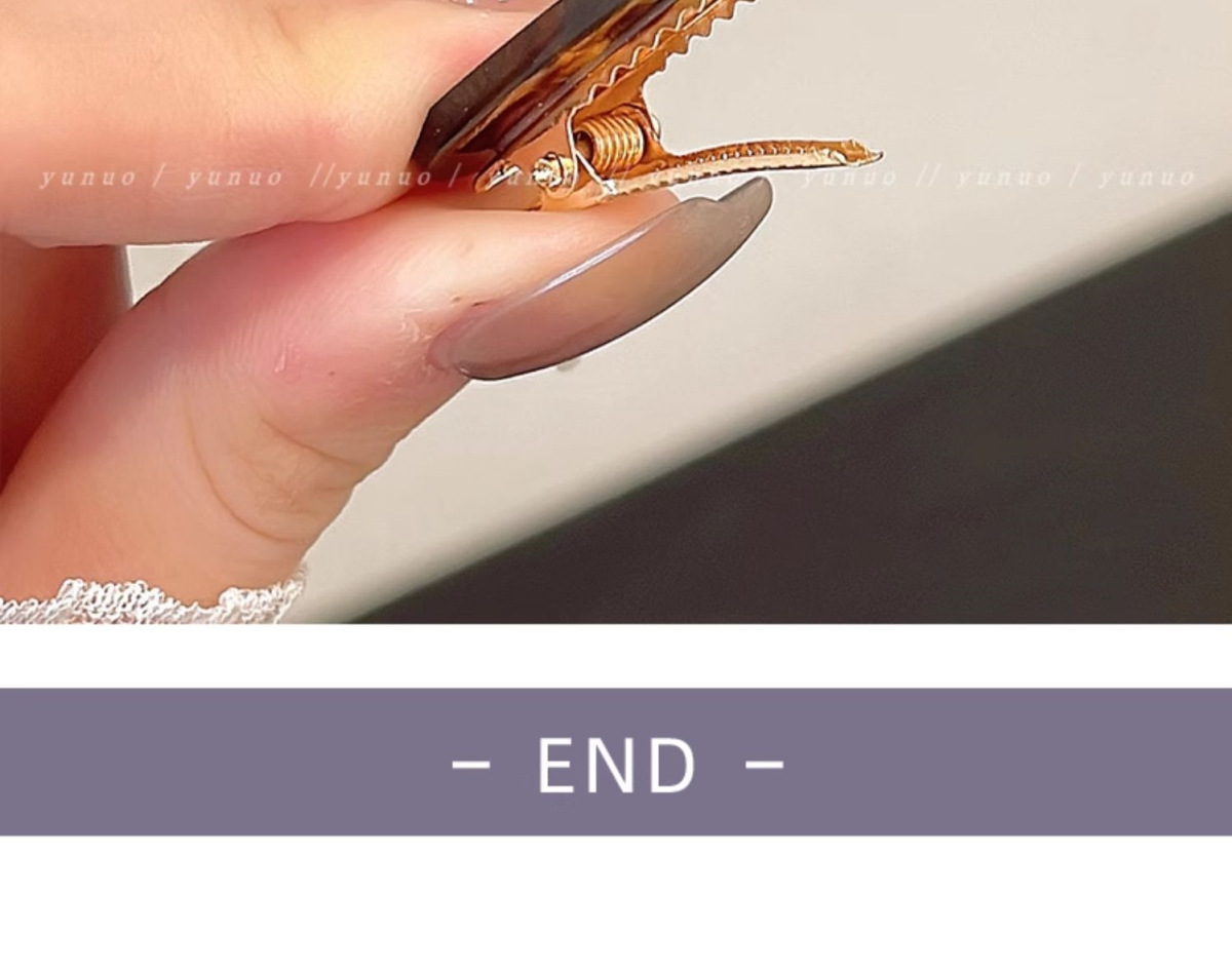 3-piece set of spring and summer water drop small hair clips, side clips, fringe clips for women, 2025 new high-end style duckbill clips headwear pic 17