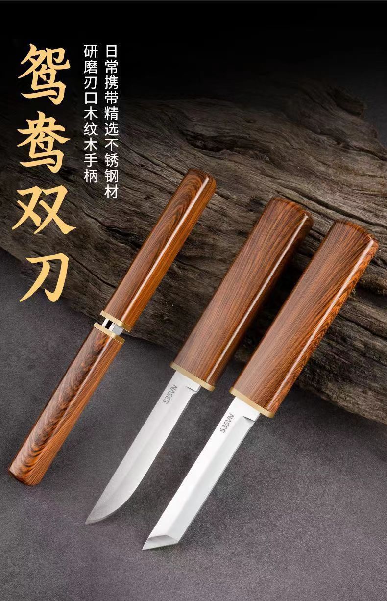 New Dragon and Phoenix double-blade popular fruit knife, portable household and outdoor multi-functional fruit knife, wholesale in Yangjiang pic 14