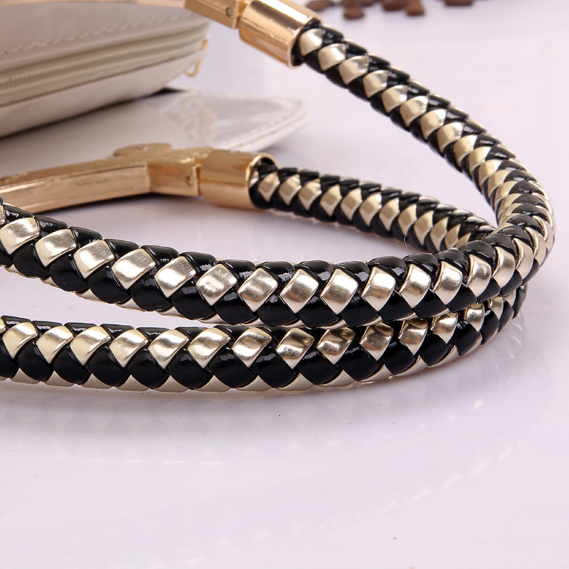 2020新款秋冬女士手提包包 时尚潮流单肩斜挎包包棱格潮女包详情5