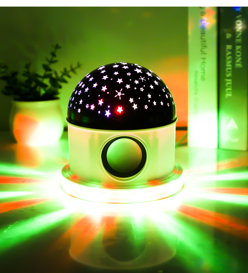 8436蓝牙音乐星空灯声控led圣诞投影仪小太阳网红氛围灯梦幻小夜详情9