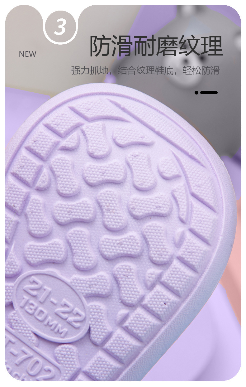 儿童拖鞋小童宝宝软底夏男童女童洞洞鞋防滑凉拖鞋小孩夏季批发 详情8