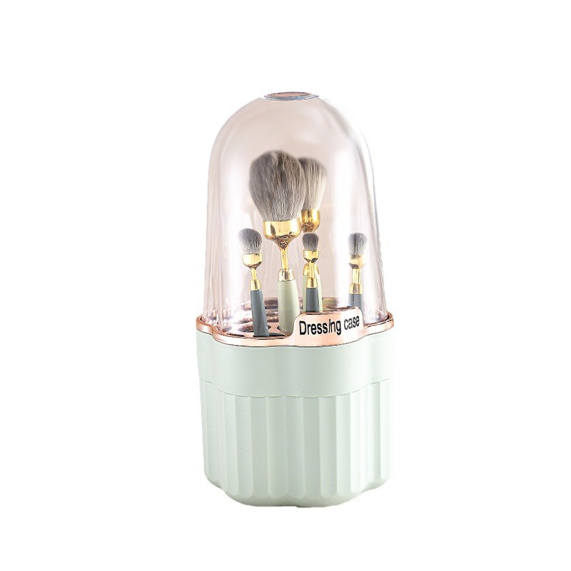 化妆刷 收纳筒散粉刷收纳盒桌面便携装眼影眉笔口红遮瑕刷子笔筒详情14