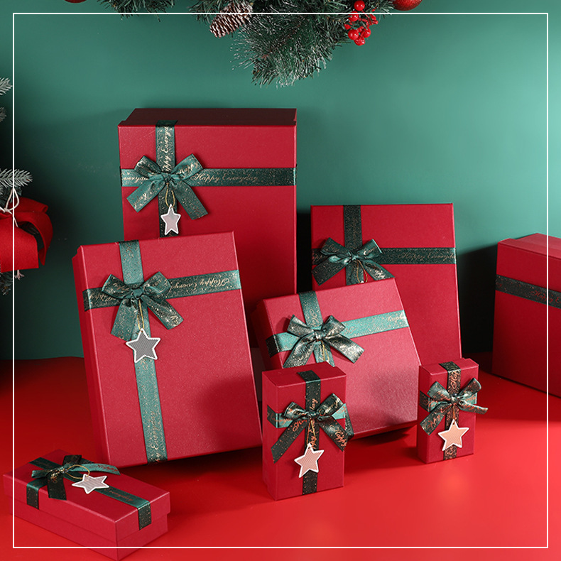 创意圣诞风礼品盒ins氛围感生日礼物圣诞袜包装盒圣诞伴手礼盒详情5