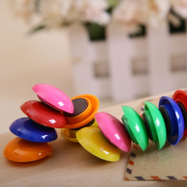 30mm color wholesale magnetic particle whiteboard magnetic buckle teaching combination plastic refrigerator sticker round magnetic particle buckle office supplies pic 9