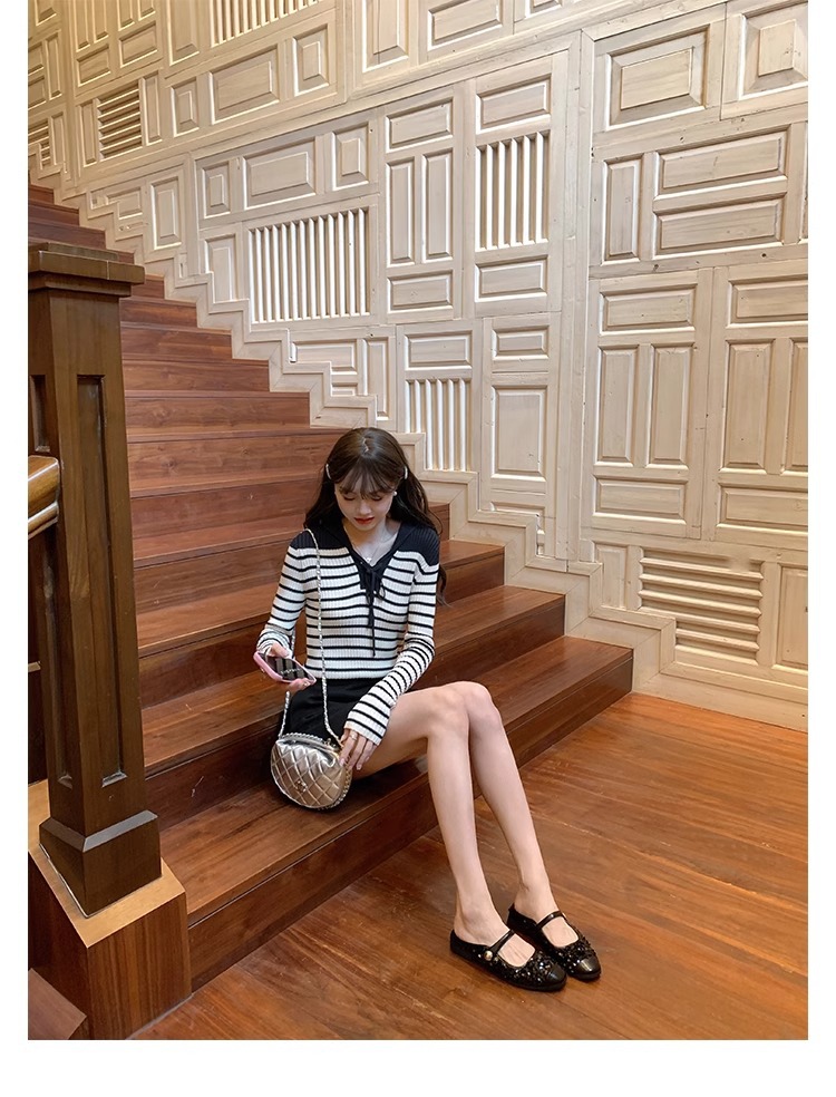 银色玛丽珍鞋亮片芭董舞鞋子真皮女鞋葡萄妈单鞋女2024春款女鞋子详情44