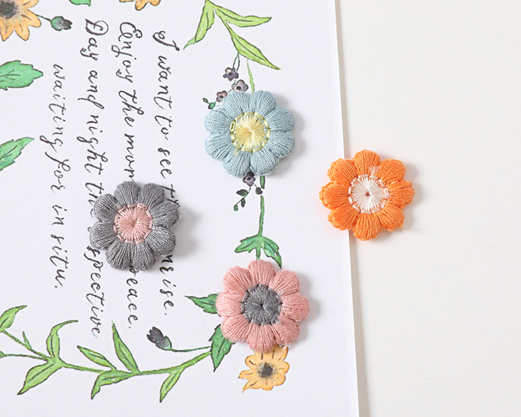 韩版 DIY 家纺配饰 服装辅料配饰批发 小绣花详情8