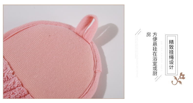 Wall-mounted coral fleece hand towels, cartoon animal hand towels, kitchen and bathroom absorbent towels, hand cleaning cloths pic 23