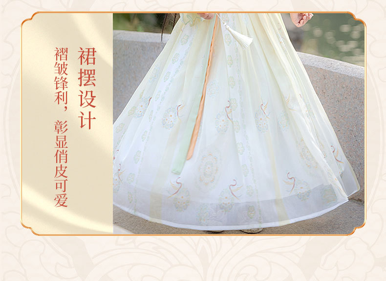 国潮女童汉服2025夏季新款儿童高端古装日常襦裙小女孩唐装连衣裙批发详情8