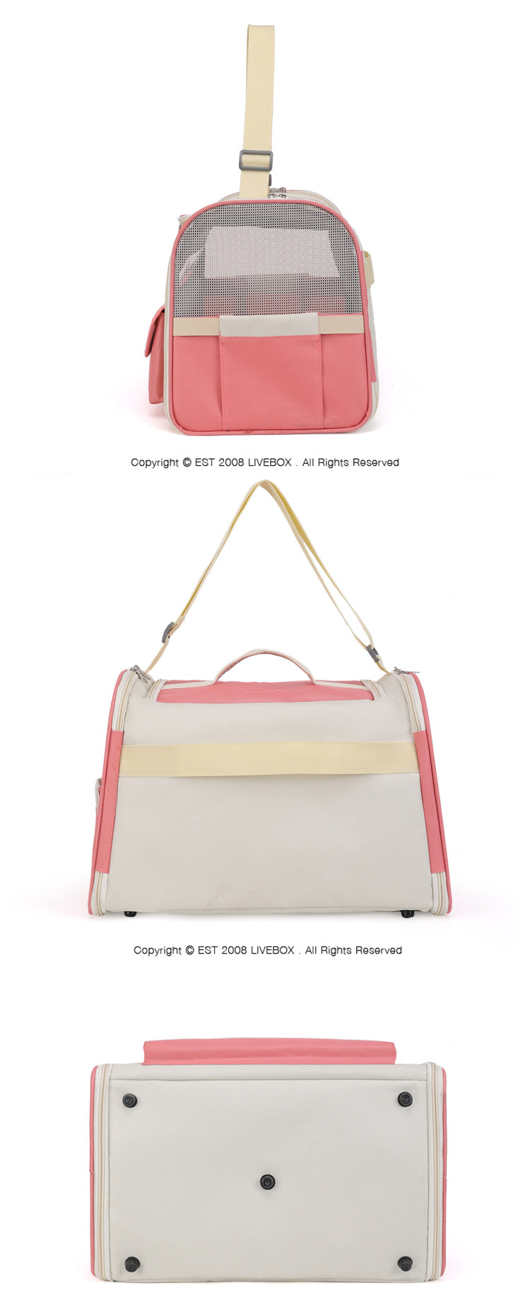 Pet bag for going out, portable single-shoulder cat travel bag, fashionable and simple, foldable, lightweight pet backpack and handbag pic 19