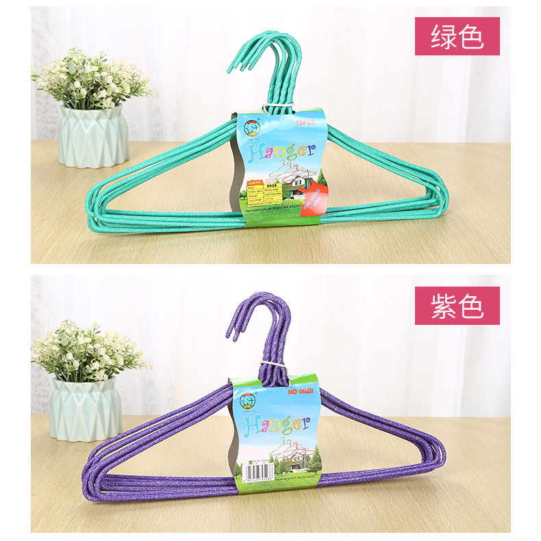 Modern and simple adult thickened clothes drying rack with hanging buckle design, easy to dry and leave no trace on the dipped plastic clothes rack pic 8