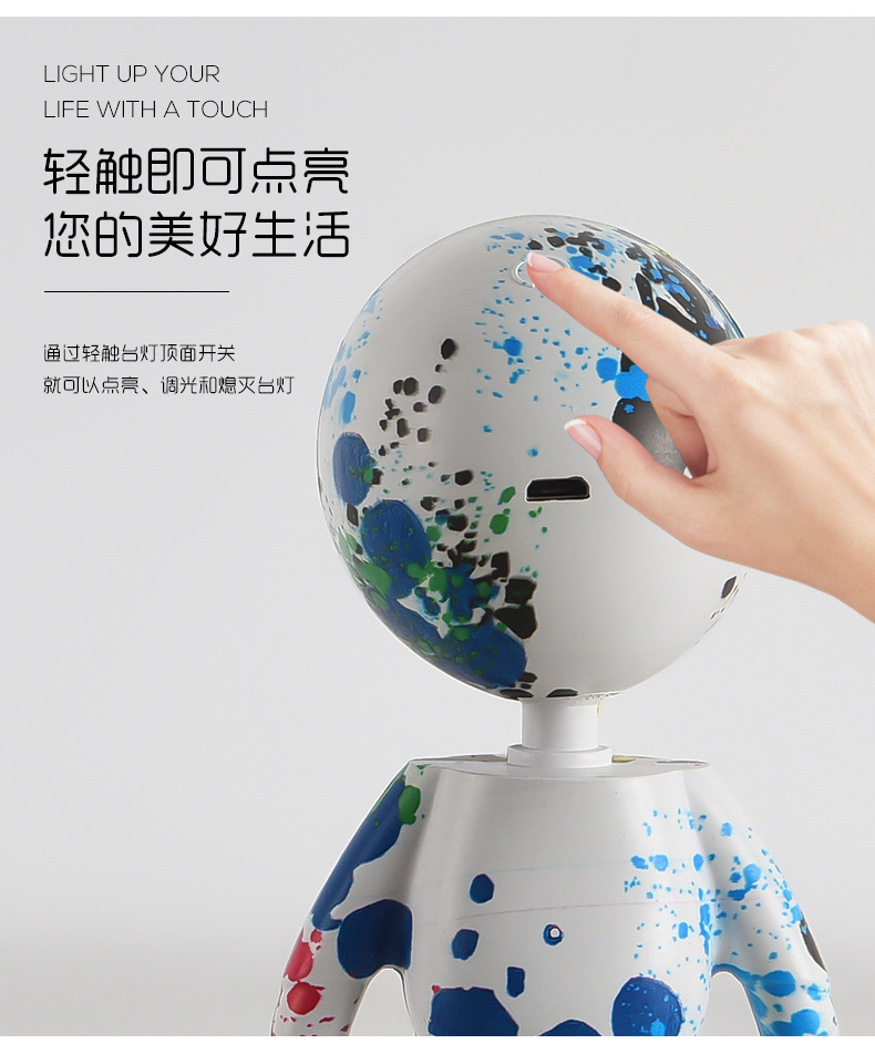 网红爆款日落夕阳灯机器人宇航员氛围灯ins彩虹落日夕阳灯小夜灯详情4