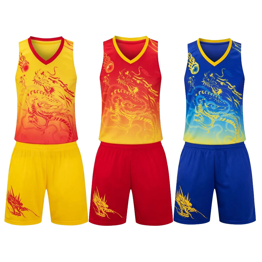 批发速干龙纹男女款队服端午节龙舟服装印制划龙船印字龙舟比赛服详情4