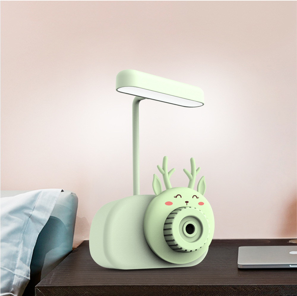 开学季卡通老虎青蛙笔筒台灯铅笔削相机台灯削笔刀夜灯USB充电儿童LED夜灯详情11