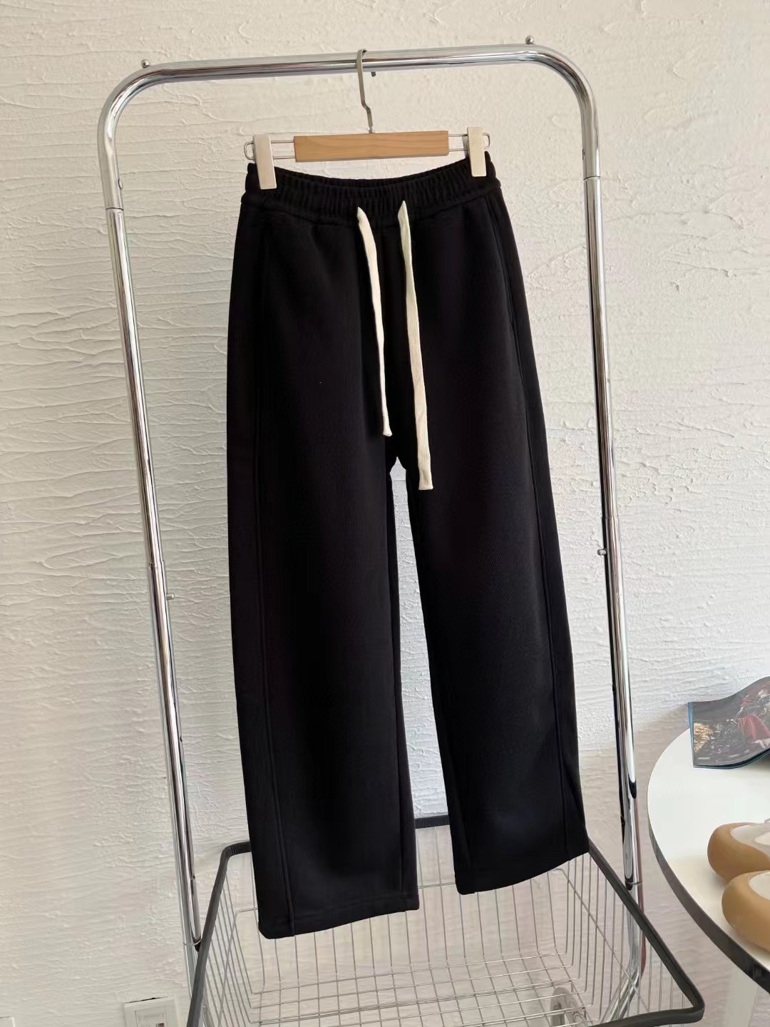 女装韩系高品质加厚高腰镰刀裤 显瘦百搭山本阔腿香蕉裤 代发详情13