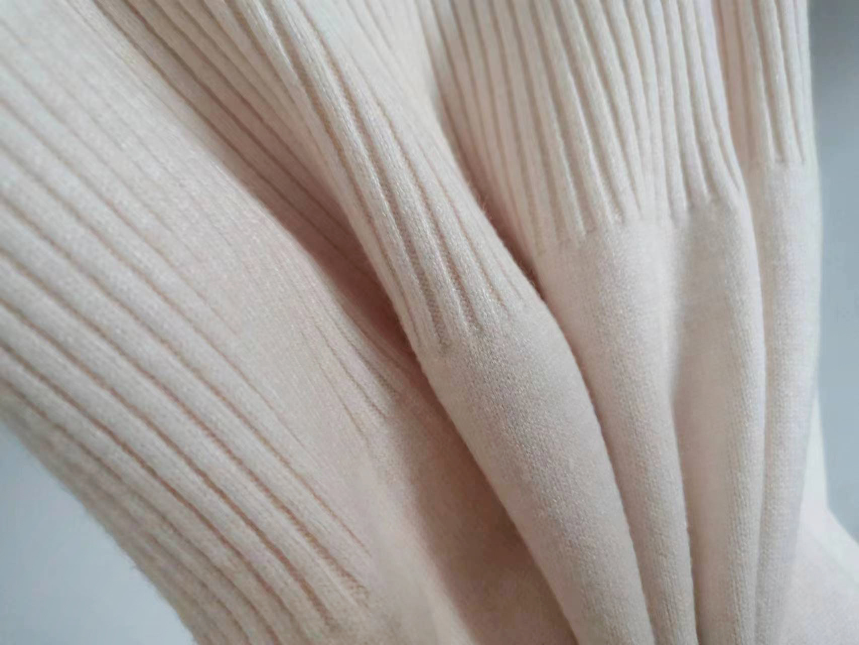 Semi-high neck mid-length elegant woolen dress, new autumn/Winter 2024 Korean-style long-sleeved base knitted dress for women pic 35