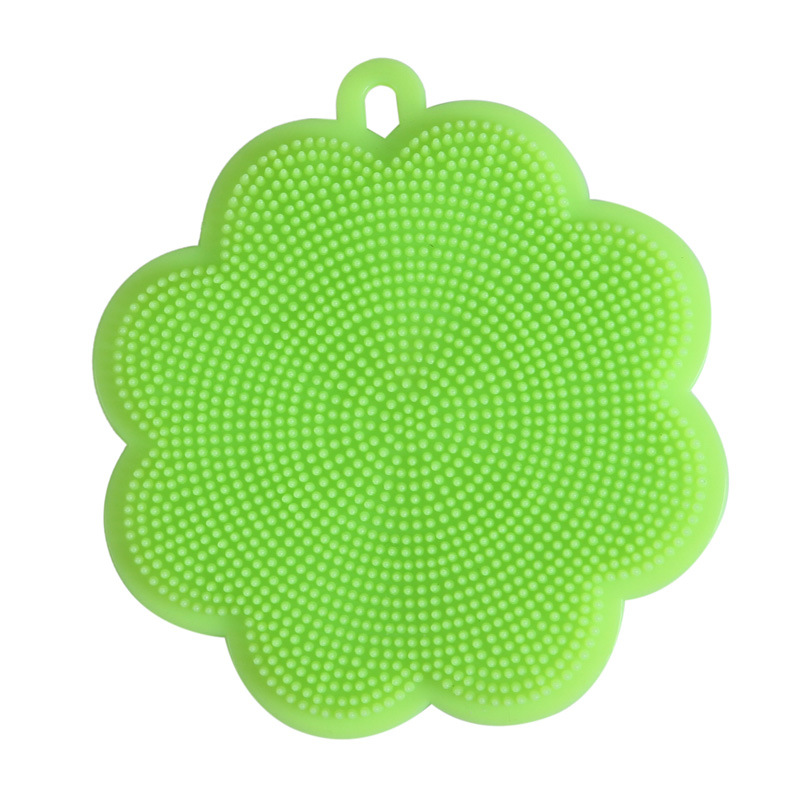 Kitchen multi-functional wonder: Silicone brush, dishcloth, dish scrubber, scouring pad, oil-free cleaning cloth, heat insulation pad pic 14