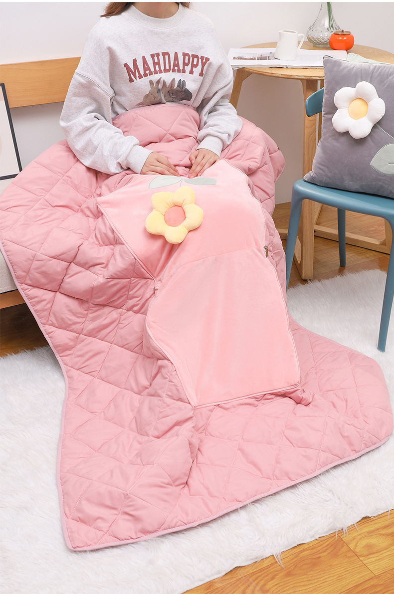 Wholesale of cartoon quilted throw pillows, Kanglewu air-conditioned throw pillows and quilts, two-in-one car throw blankets pic 15