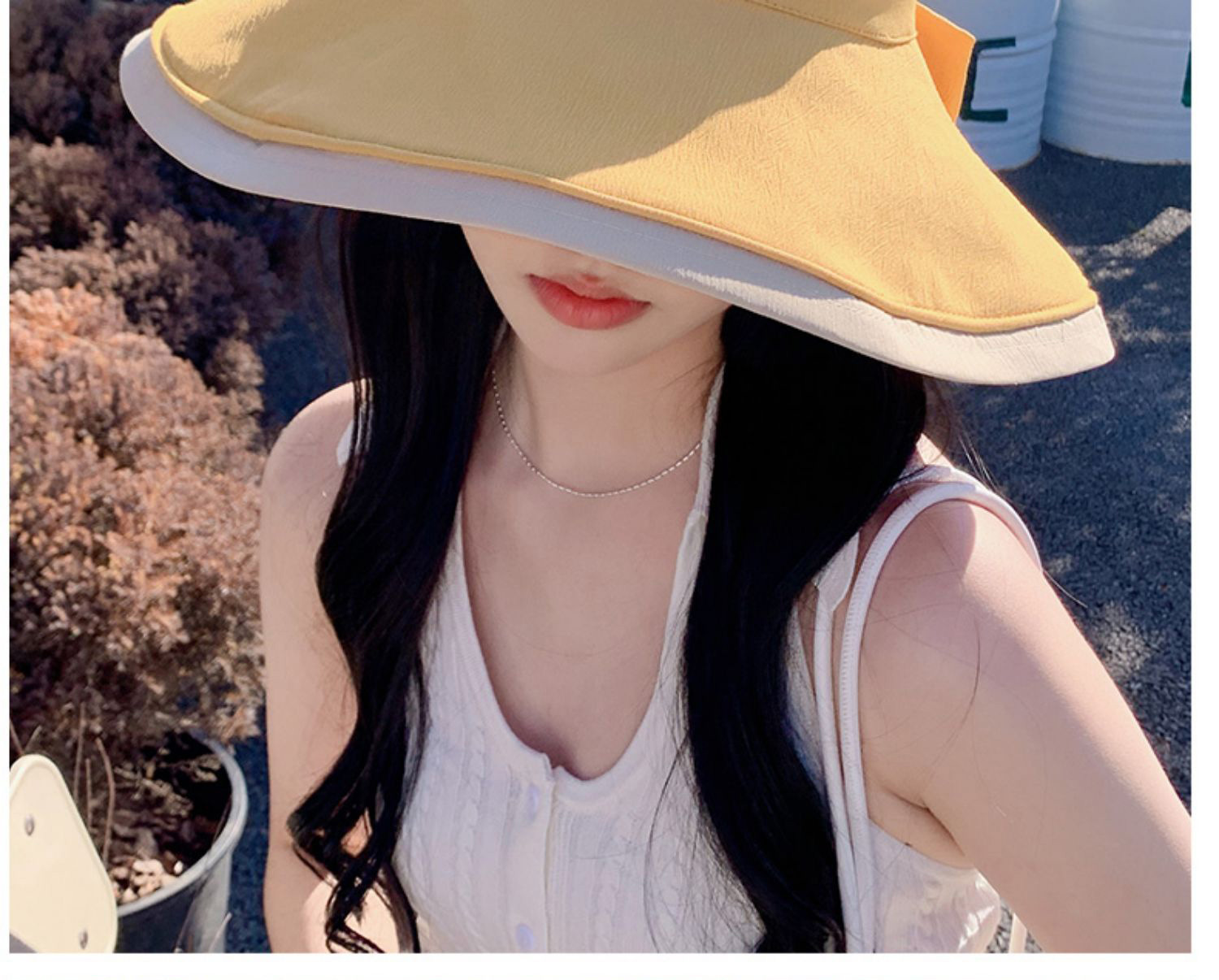 A versatile Korean version sun hat with sun protection coating, a casual fisherman's hat with small edges, and a face mask and sun protection hat pic 20