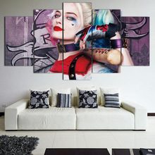 三联黑白黄色的小船油画电脑喷绘油画速卖通亚马逊wish装饰画画芯详情11