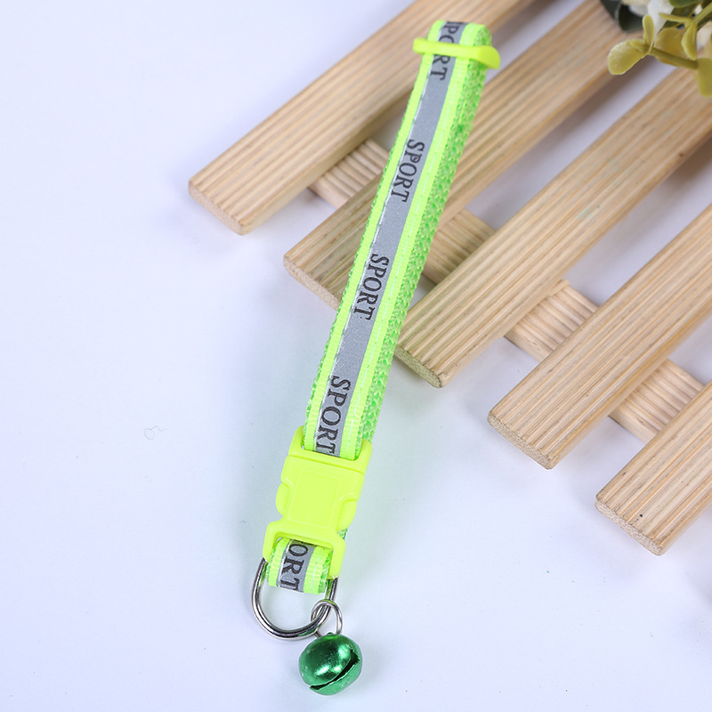 Pet stickers, dog bell collars, pet supplies, reflective letter 1.0 cat and dog collars wholesale in stock pic 7