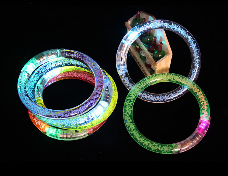 亚克力闪光手镯 饰品夜发光 手环 荧光棒 派对助威道具儿童玩具详情7