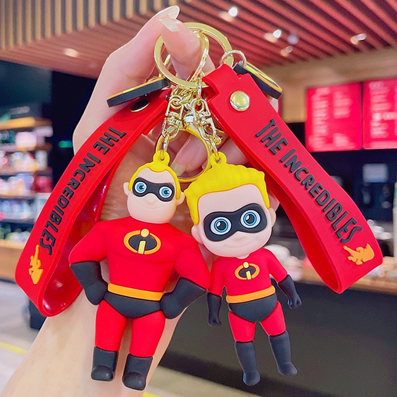 动漫超人总动员钥匙扣挂件情侣礼品车载钥匙链圈详情1