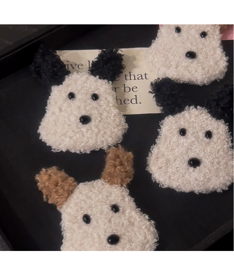 2023秋冬新款可爱小狗发夹趣味少女心刘海夹边夹BB夹碎发夹子发饰详情14