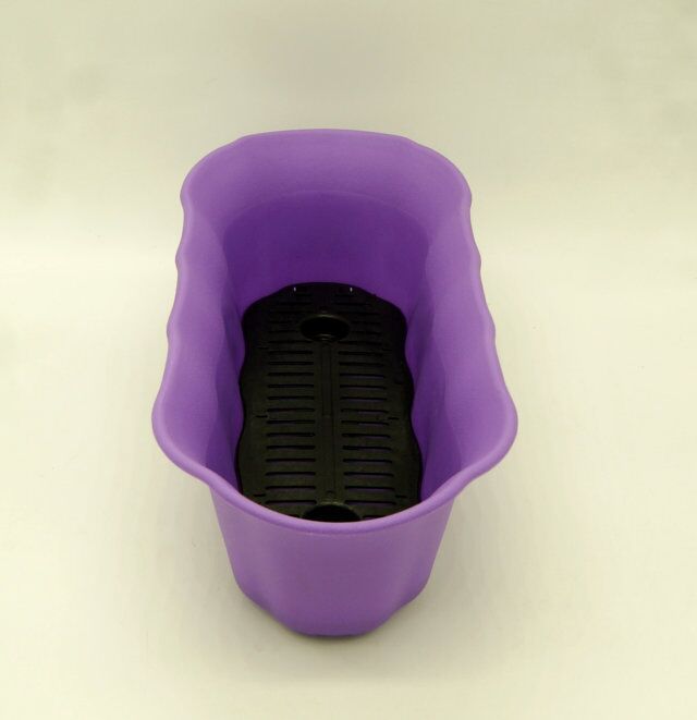 茏达森园艺种菜盆植物箱长方型荷花边加仑盆鲜花送隔水垫批发新阳台塑料花盆种菜盆植物箱长方型荷花边加仑盆鲜花送隔水垫详情24