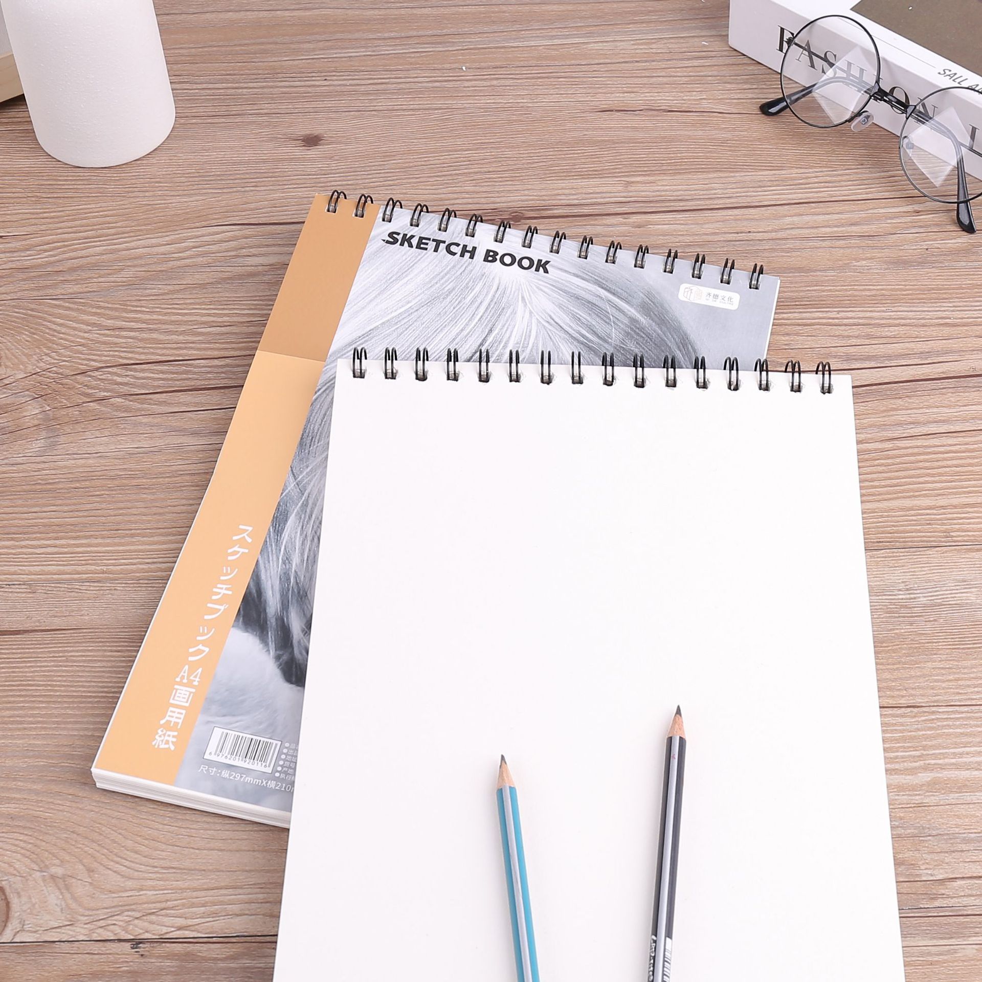 A4加厚素描本美术生画纸专用速写本16k空白图画本手绘彩铅画纸详情11