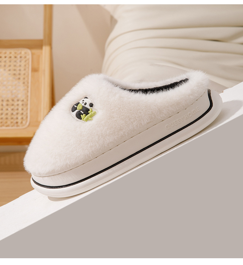 2024新款棉拖鞋女冬季室内家居防滑保暖毛绒情侣家用棉拖鞋男款冬详情12